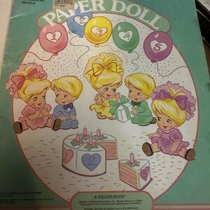Vintage Paper Doll Book Creative Play for Your Child Fun Dressing up Dolls